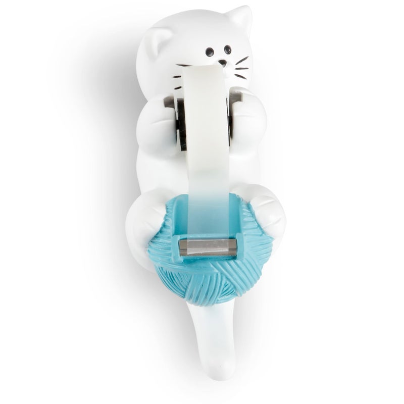Chapman & Grand Kitty Cat Tape Dispenser (White/Turquoise), Patented - Image 5